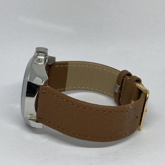 DIesel DZ-1699 Men's Brown Leather Analog Silver Dial Quartz Genuine Watch VK62 - Picture 9 of 12